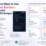 Innovative Ways to Use Gradient Borders for Impactful HTML/CSS Designs