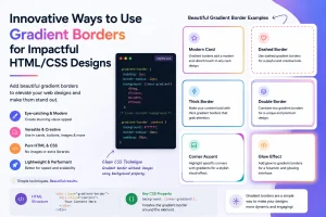 Innovative Ways to Use Gradient Borders for Impactful HTML/CSS Designs